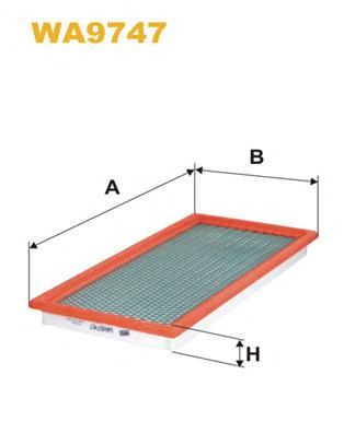 WIX FILTERS wa9747 -  Воздушный фильтр